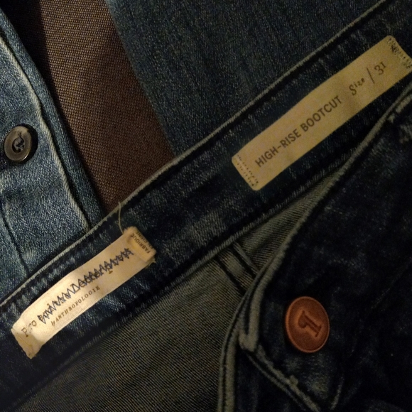 High Rise Button Detail Bootcut Jeans 🪞 - Picture 4 of 10